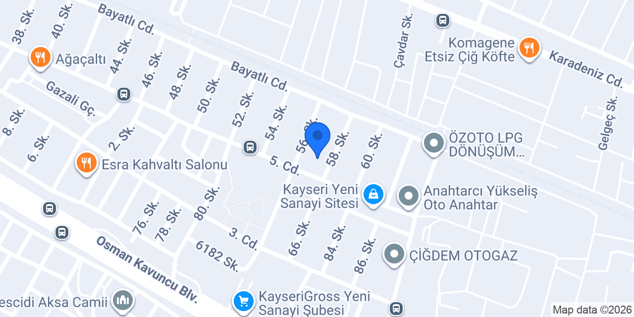Ceylan Ticaret konumu