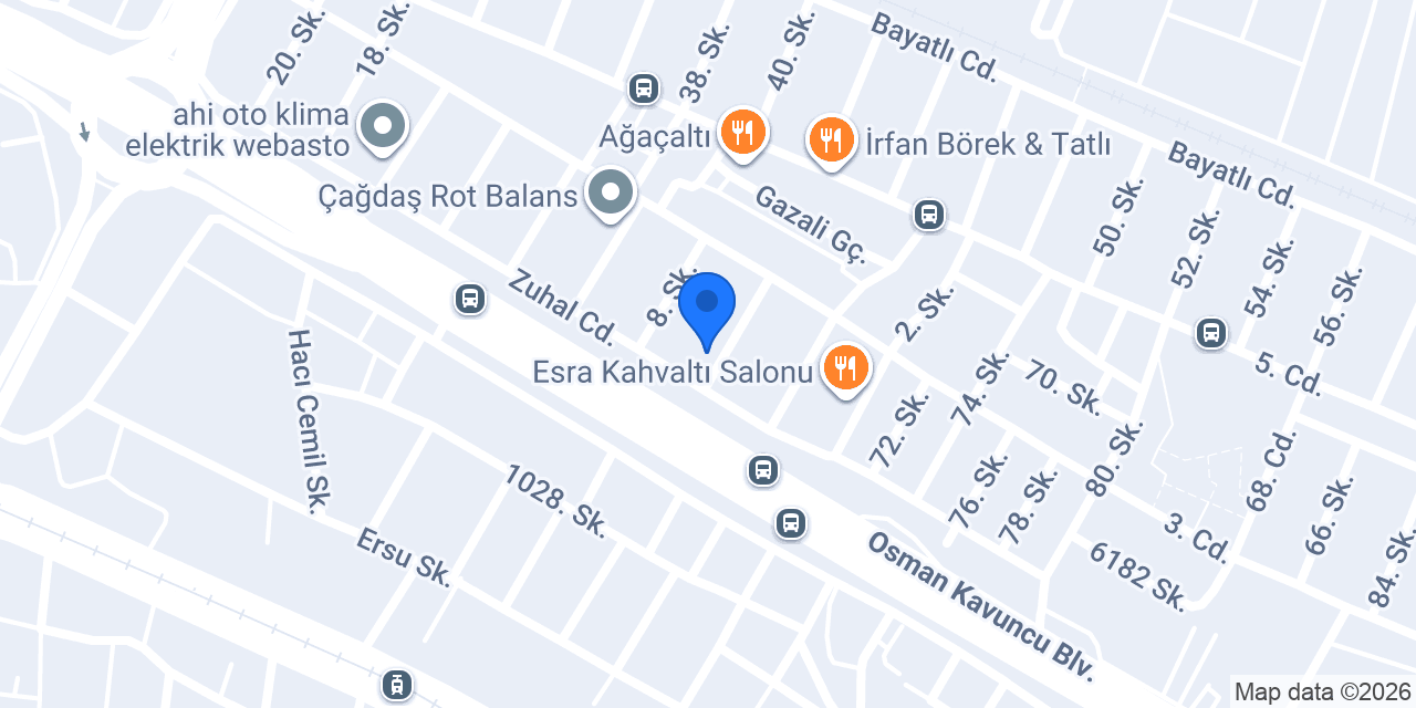 Çavdarlar Lastik konumu
