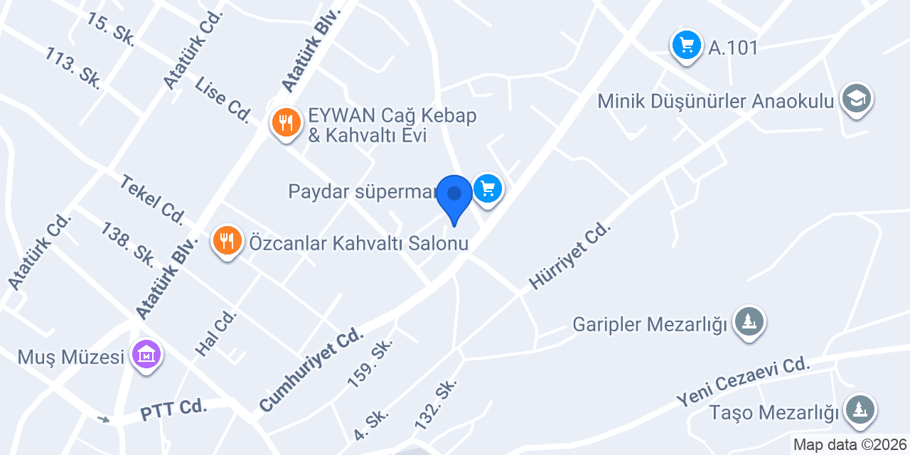 MERİÇ TURİZM konumu