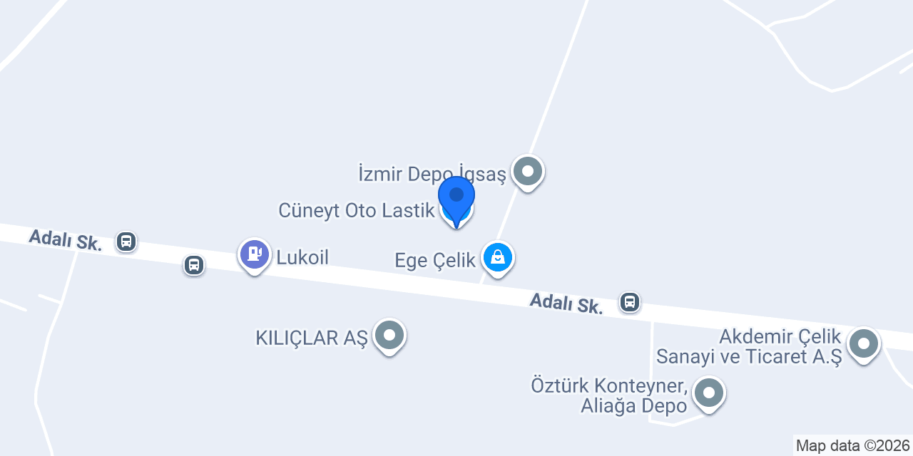 Cüneyt Oto Lastik konumu