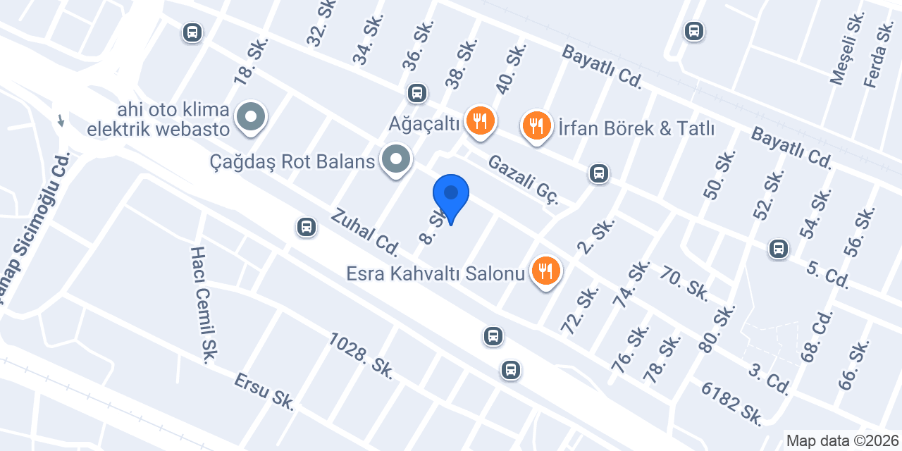 Yılmazlar Rotbalans konumu
