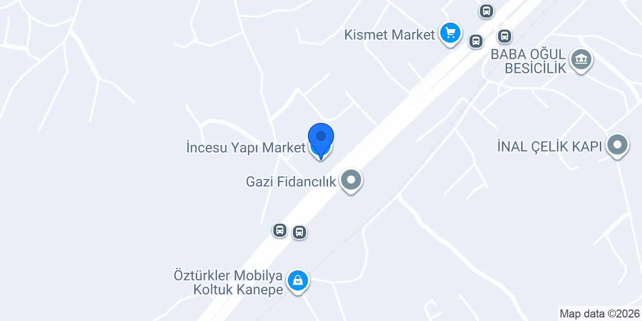 İncesu Taşımacılık San. Tic. Ltd. Şti. konumu