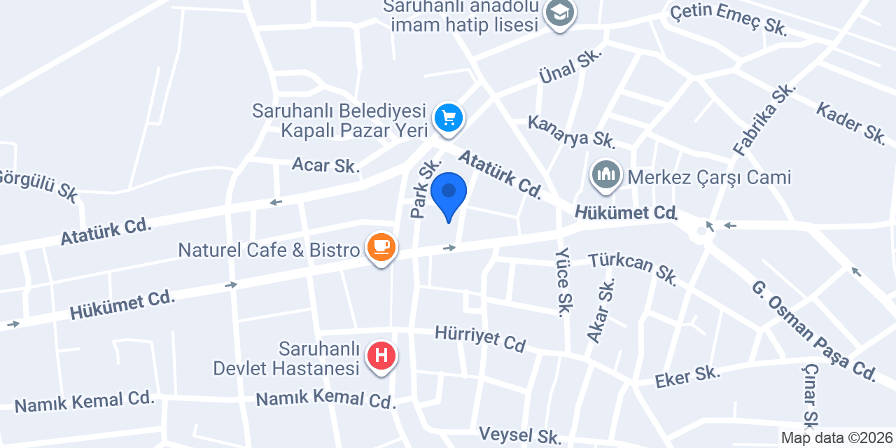Kadir Emlak Saruhanlı konumu