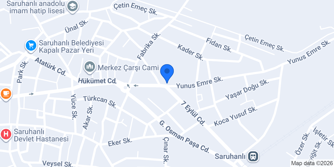 DenizBank Saruhanlı Şubesi konumu