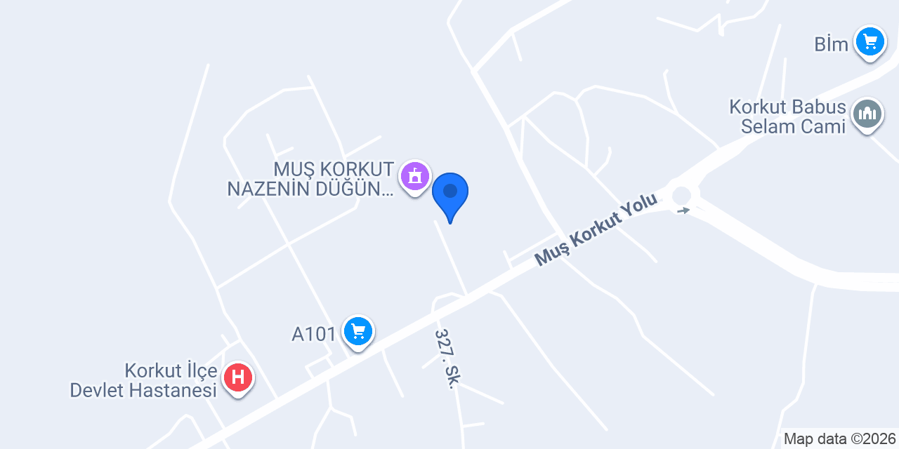 KORKUT BÜŞRA APART OTEL konumu