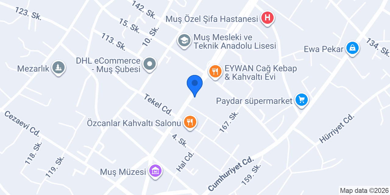 Dede Pasta Salonu konumu