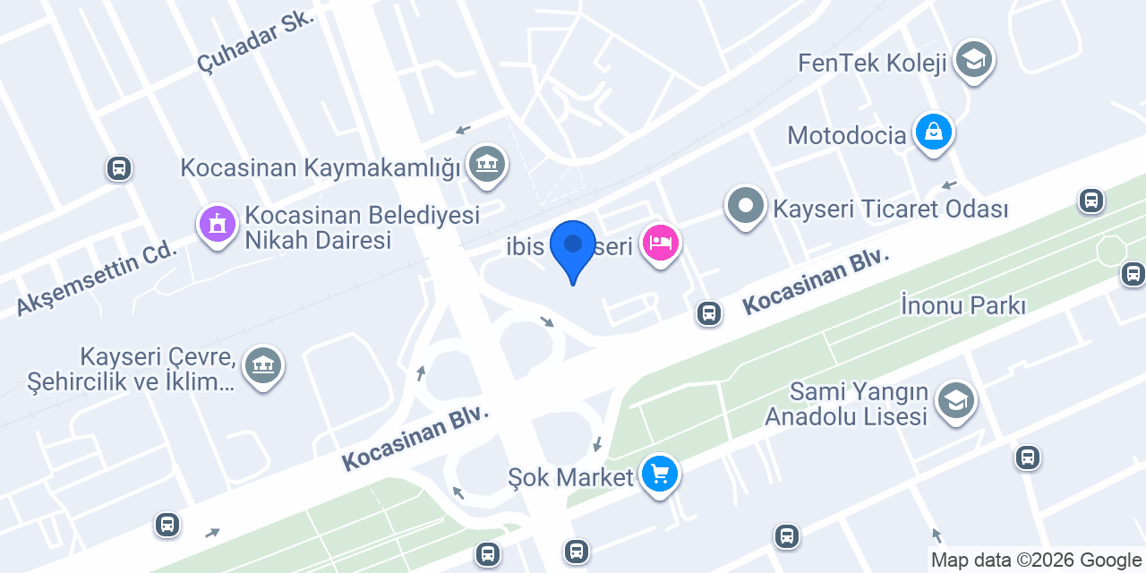 Nefais Kayseri konumu