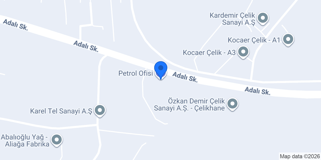 Petrol Ofisi konumu