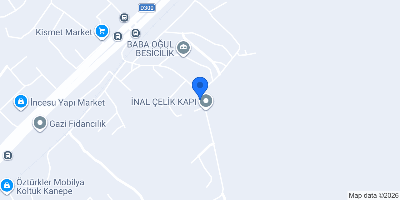 İNAL ÇELİK KAPI konumu