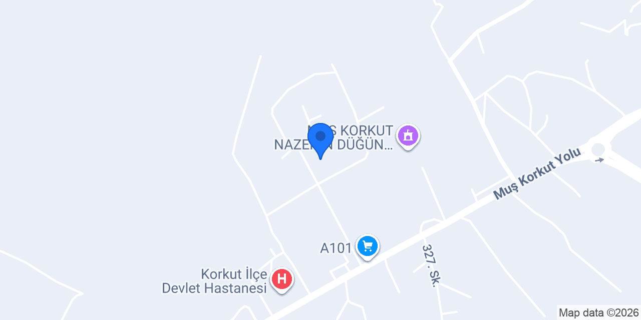 Korkut İlçe Özel İdare Müdürlüğü konumu