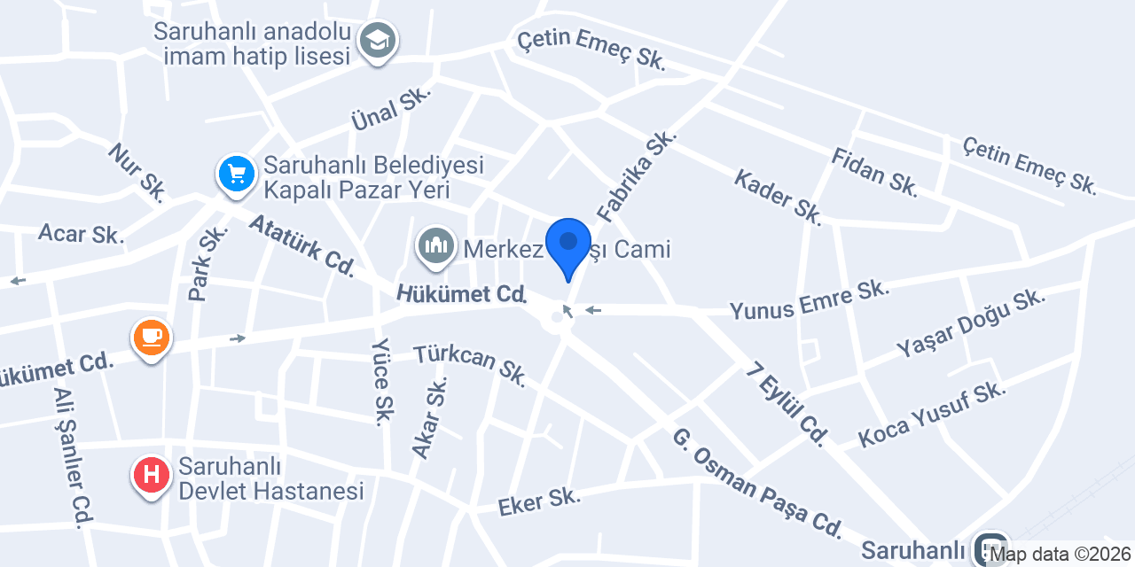 Diş Hekimi Bilal Yavaş konumu