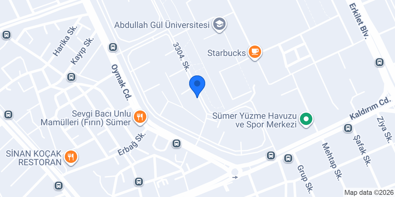 BAKIRCIOĞLU HUKUK BÜROSU konumu