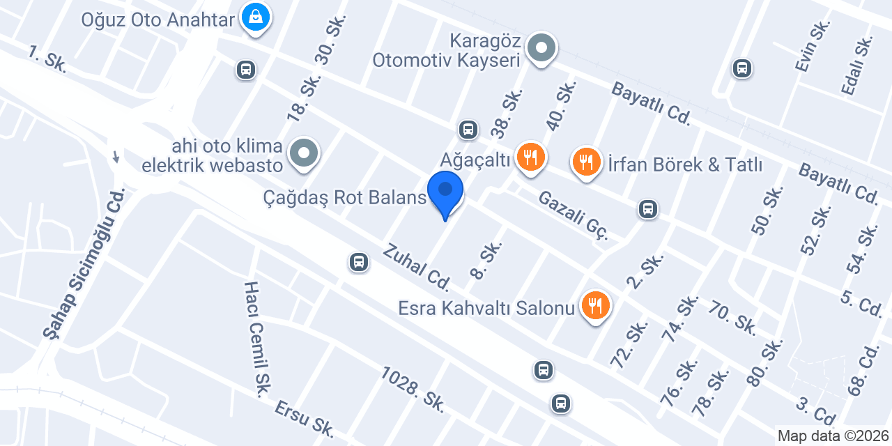 Parça Dolu konumu