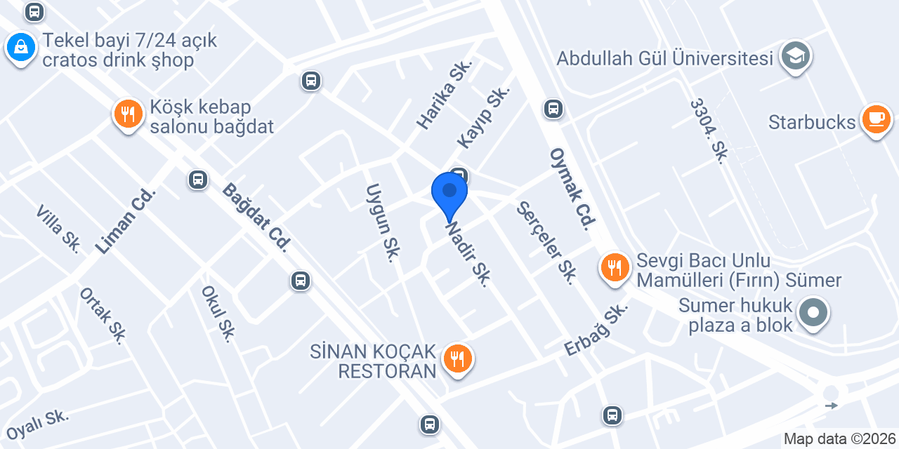 Sigortacı Ezgi Şekerci konumu