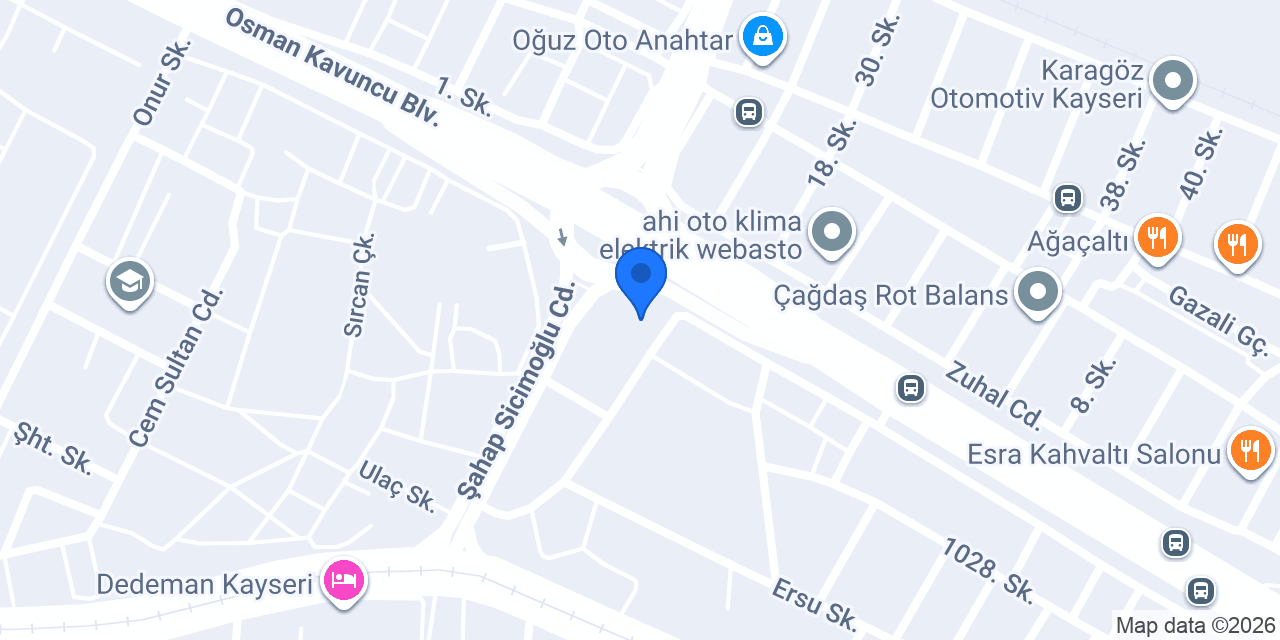 İzzi Mobilya konumu