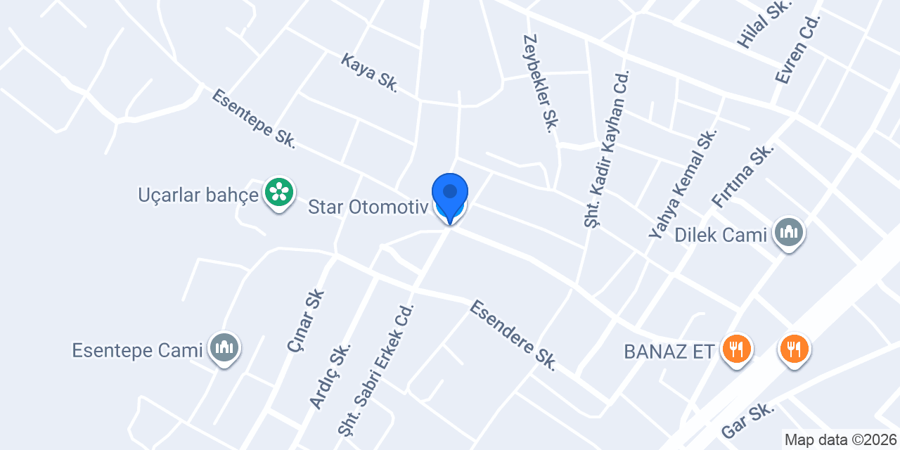 Star Otomotiv konumu