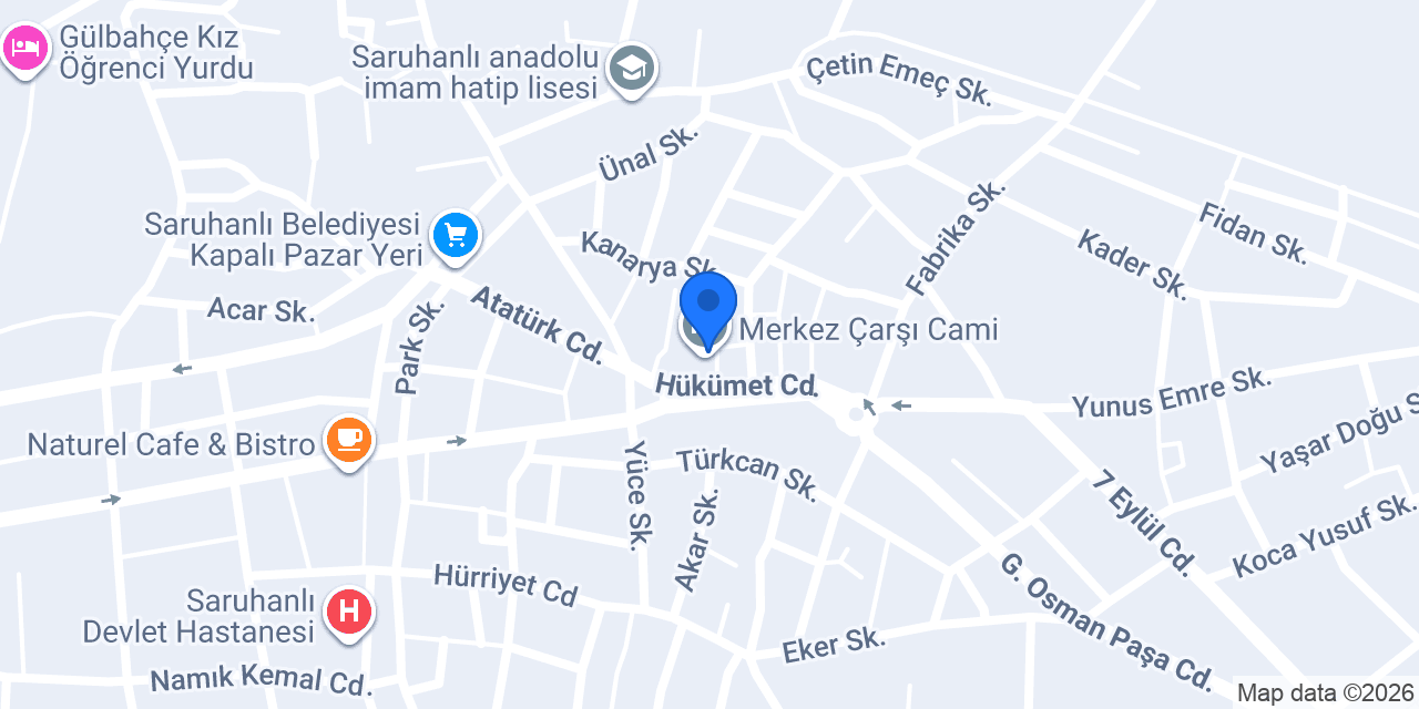 Süsler Mobilya konumu