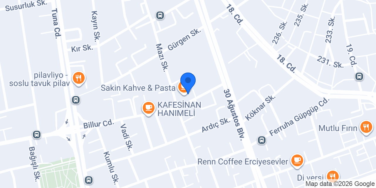 Çiçek Taksi konumu