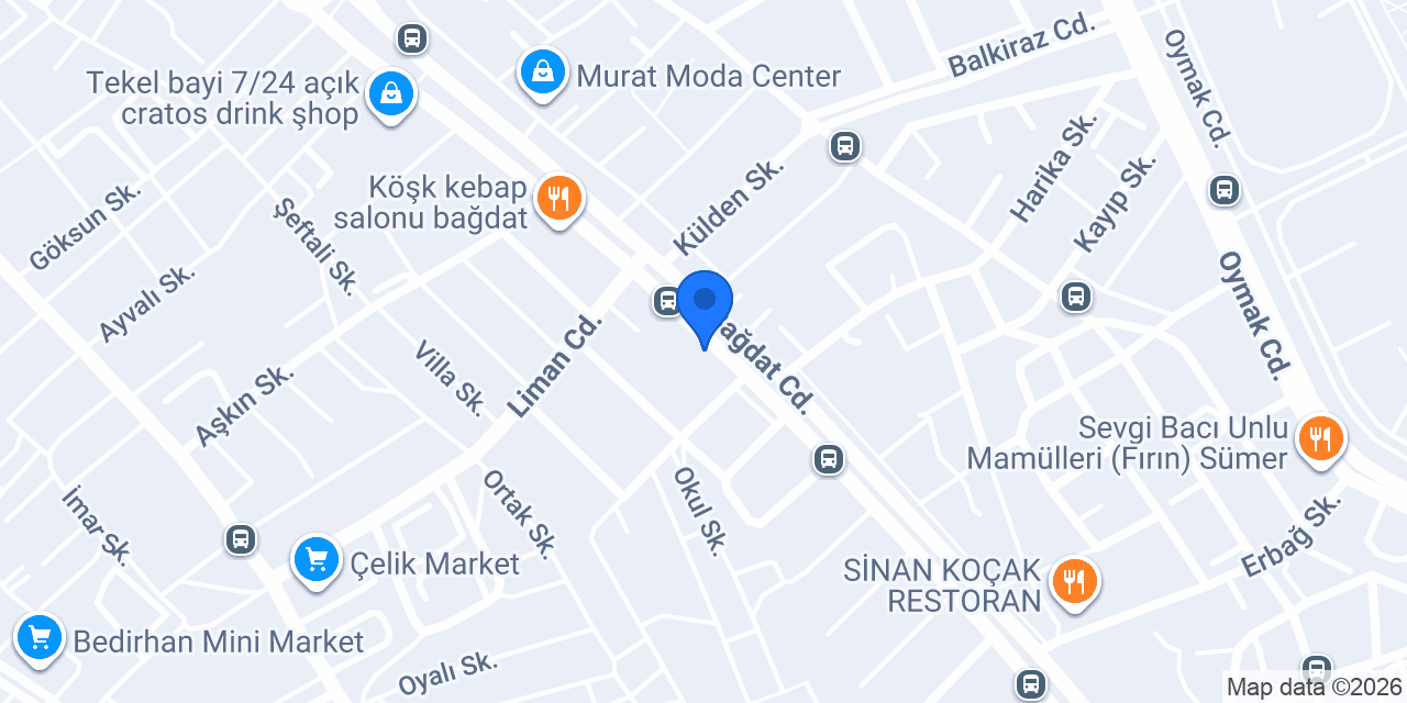 Çağlayan Pide Fırını konumu