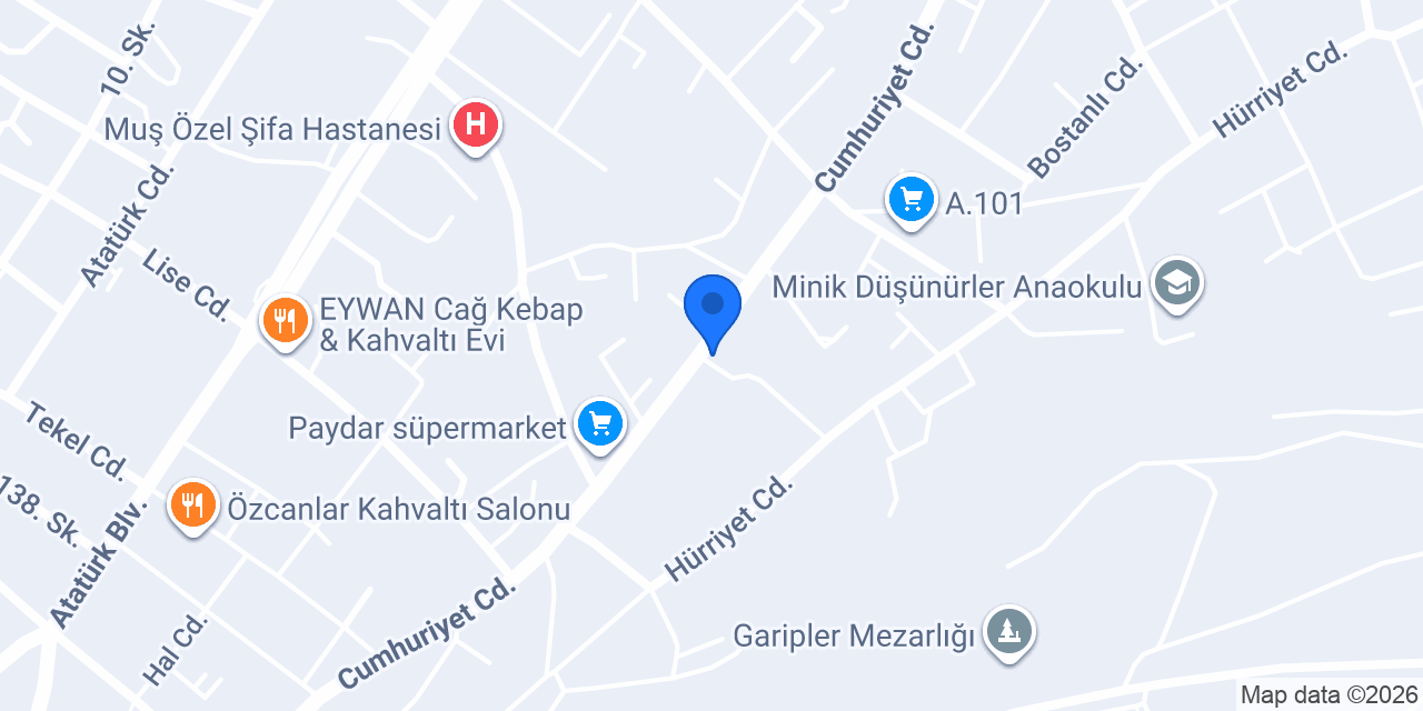 TREND GİYİM konumu