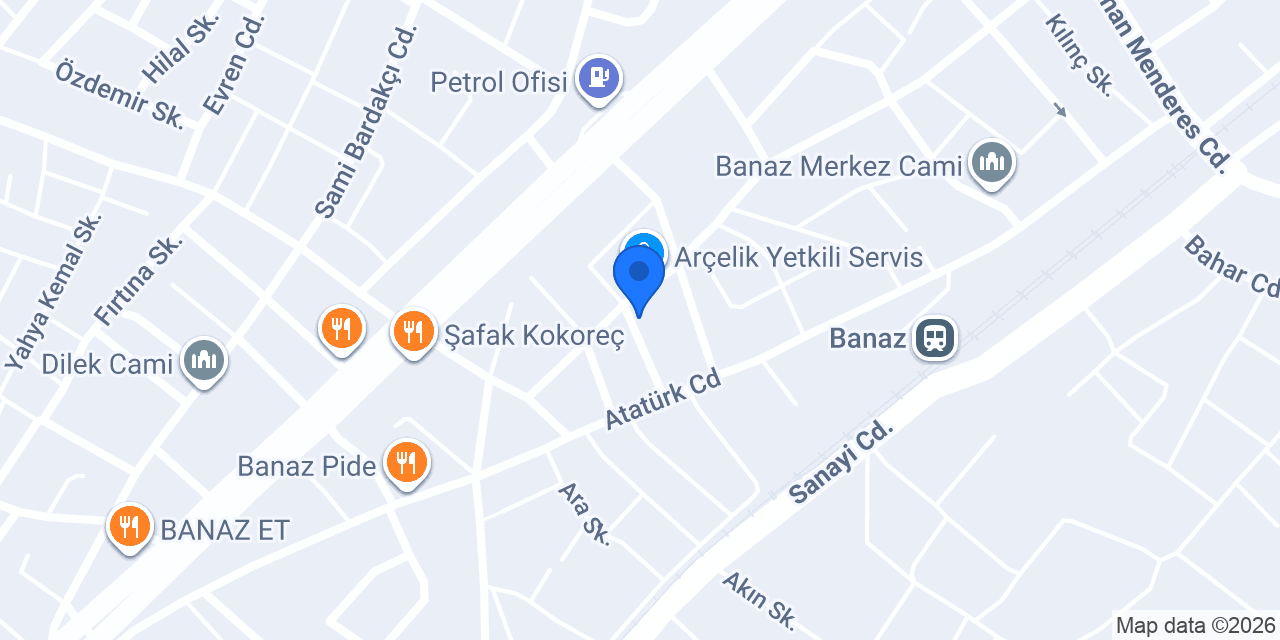 Kaplan Oto Lastik konumu