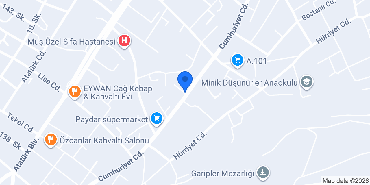 Varhan Döner konumu