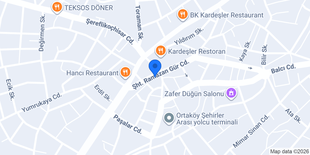 PINAR RESTORAN konumu