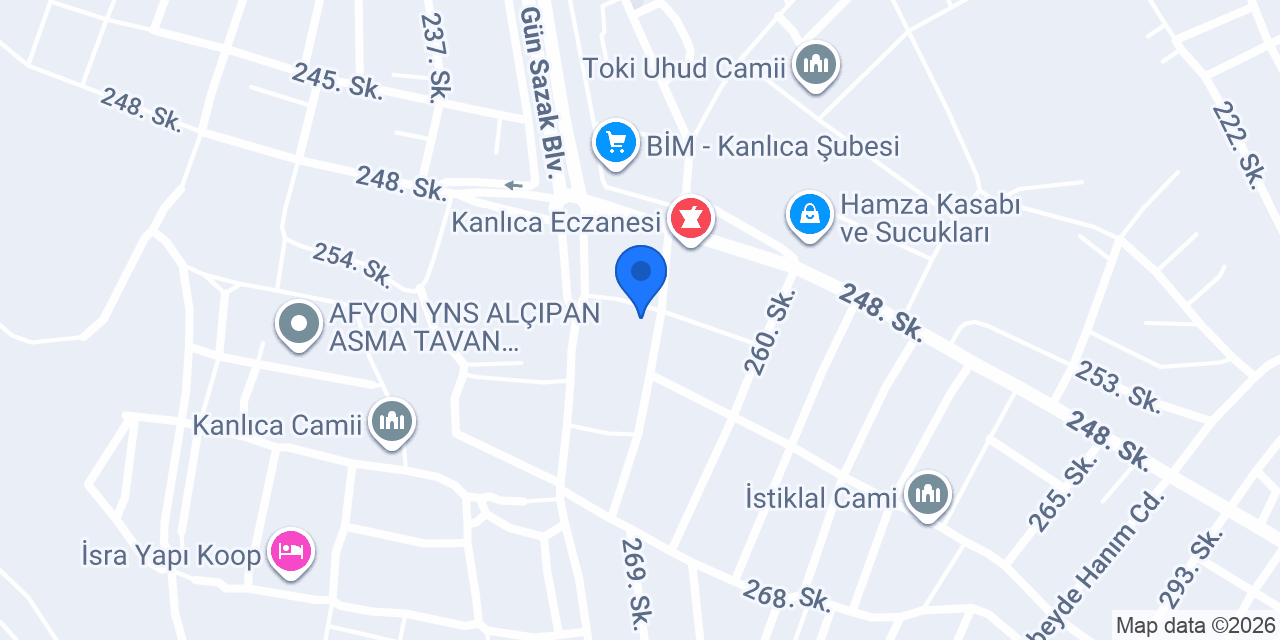 Demirbaş Eczanesi konumu