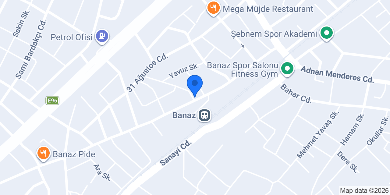 Banaz Konaklama Apart Otel konumu