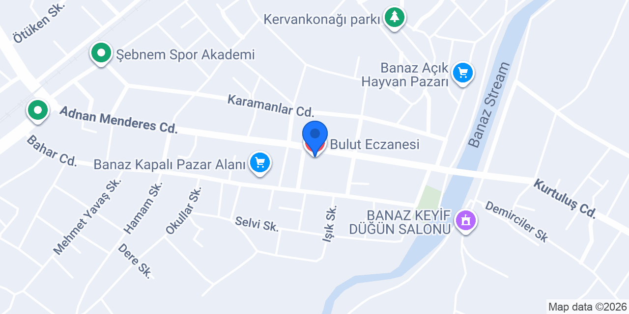 Bulut Eczanesi konumu