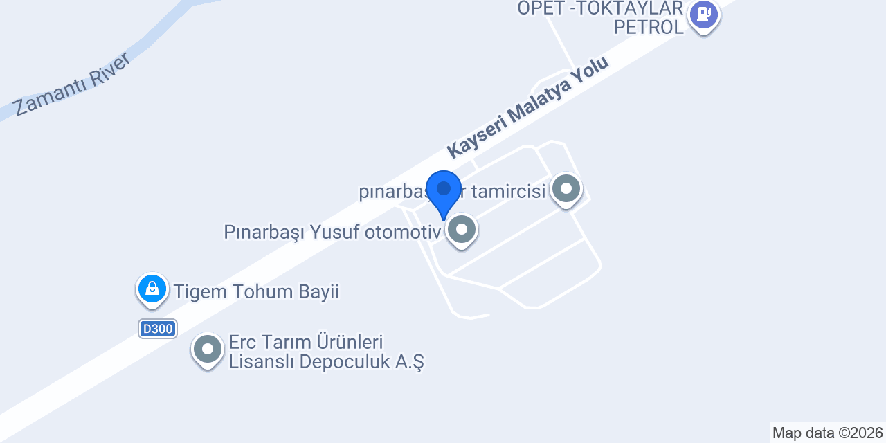 BİMS TARIM MAKİNELERİ PINARBAŞI SÜHA konumu