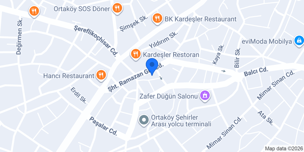 Ortaköy belediye hamamı konumu
