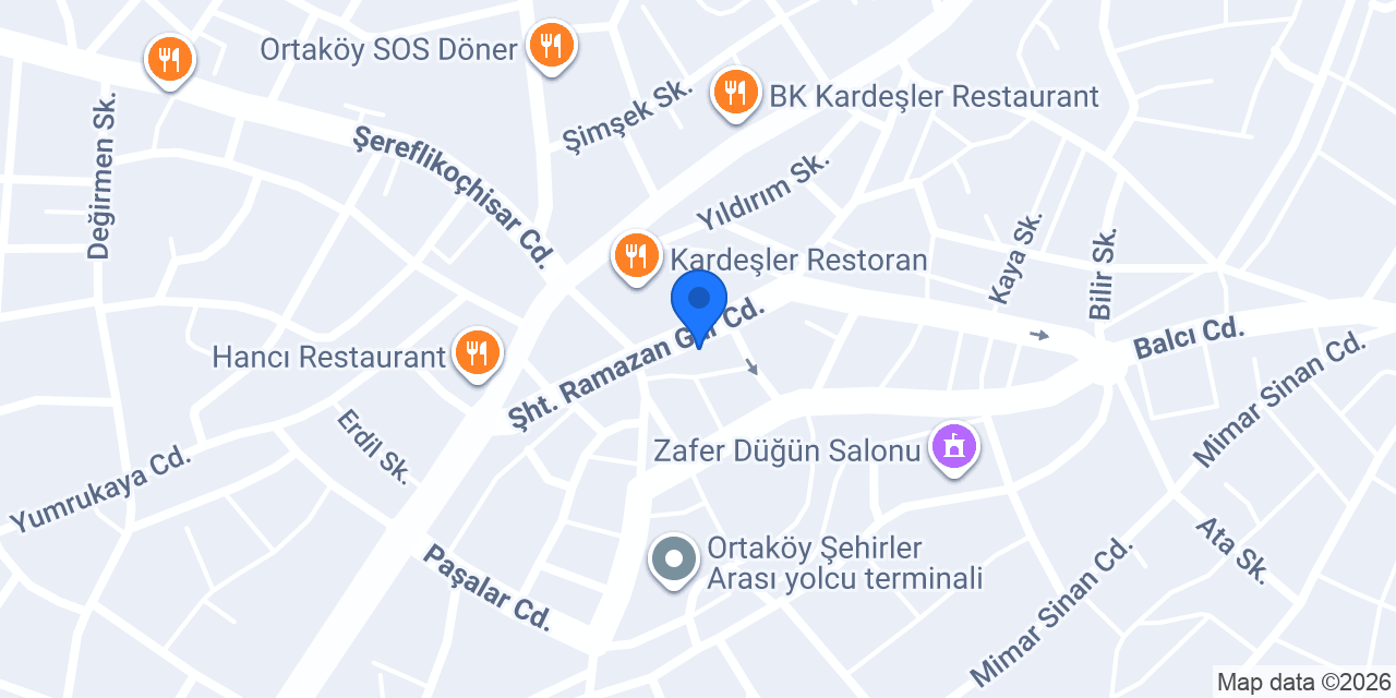 Ortaköy Belediyesi konumu