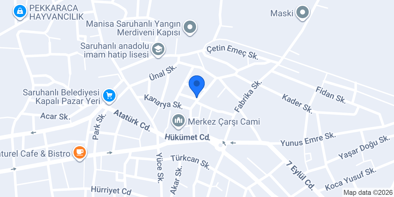 İnci Baby Spa Saruhanlı konumu