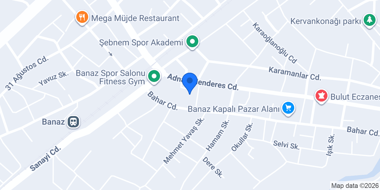 Tapu Müdürlüğü konumu