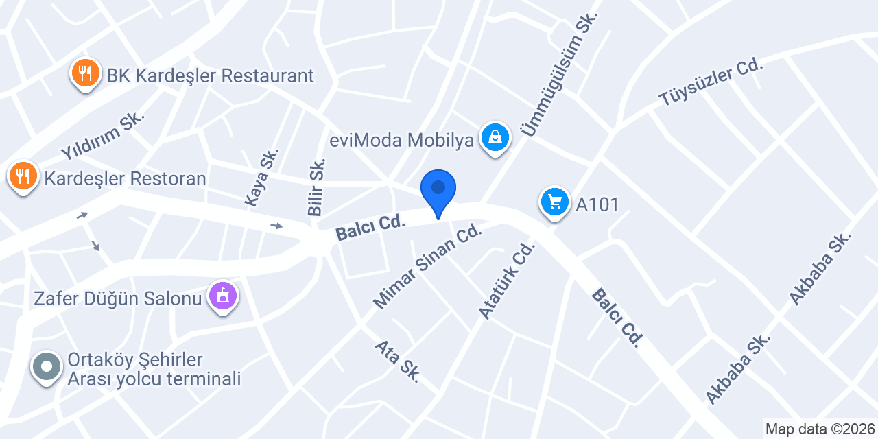 Meşe Mobilya konumu