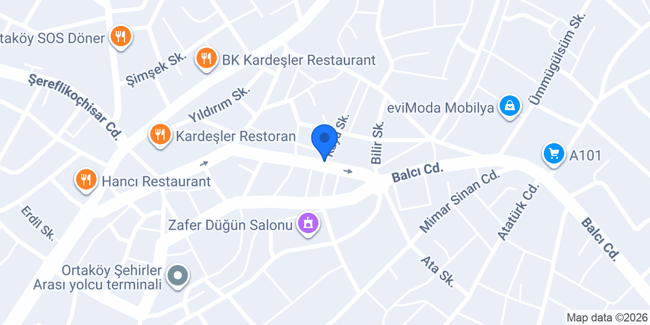 Özenen Ticaret Faruk ve İsa Özenen konumu