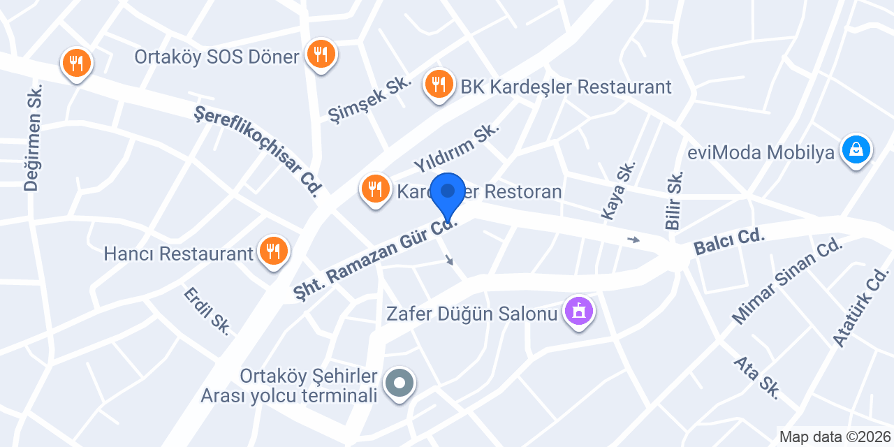 Beyaz Optik konumu