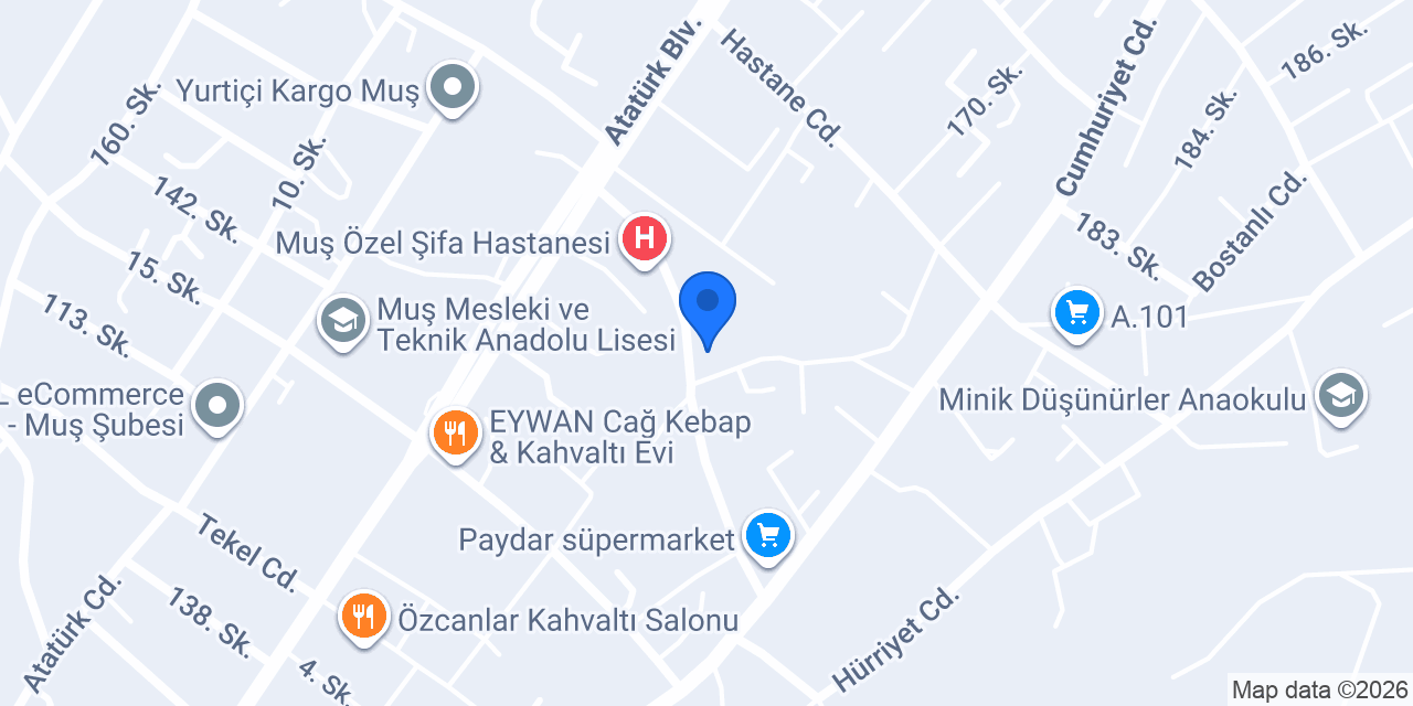 Özel Muş Duru Teknik konumu