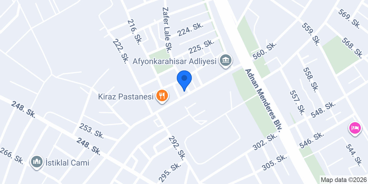 Demir Hukuk Bürosu konumu