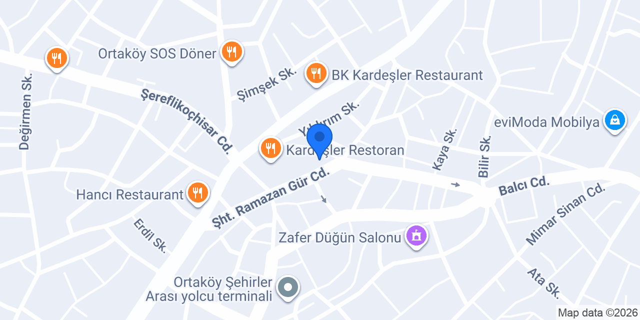 YÜKSEL MİMARLIK MÜHENDİSLİK konumu
