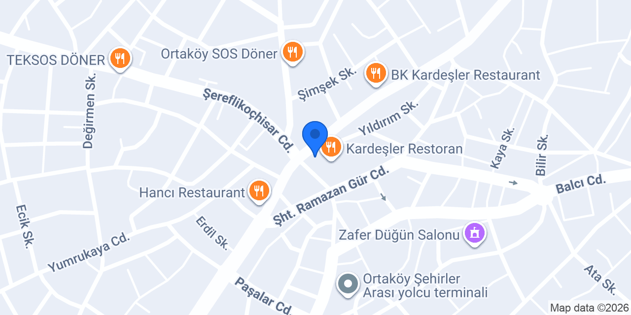 Ptt-ortaköy Şubesi konumu