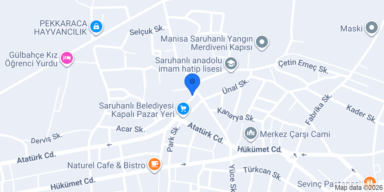 Mavi Veteriner Kliniği konumu