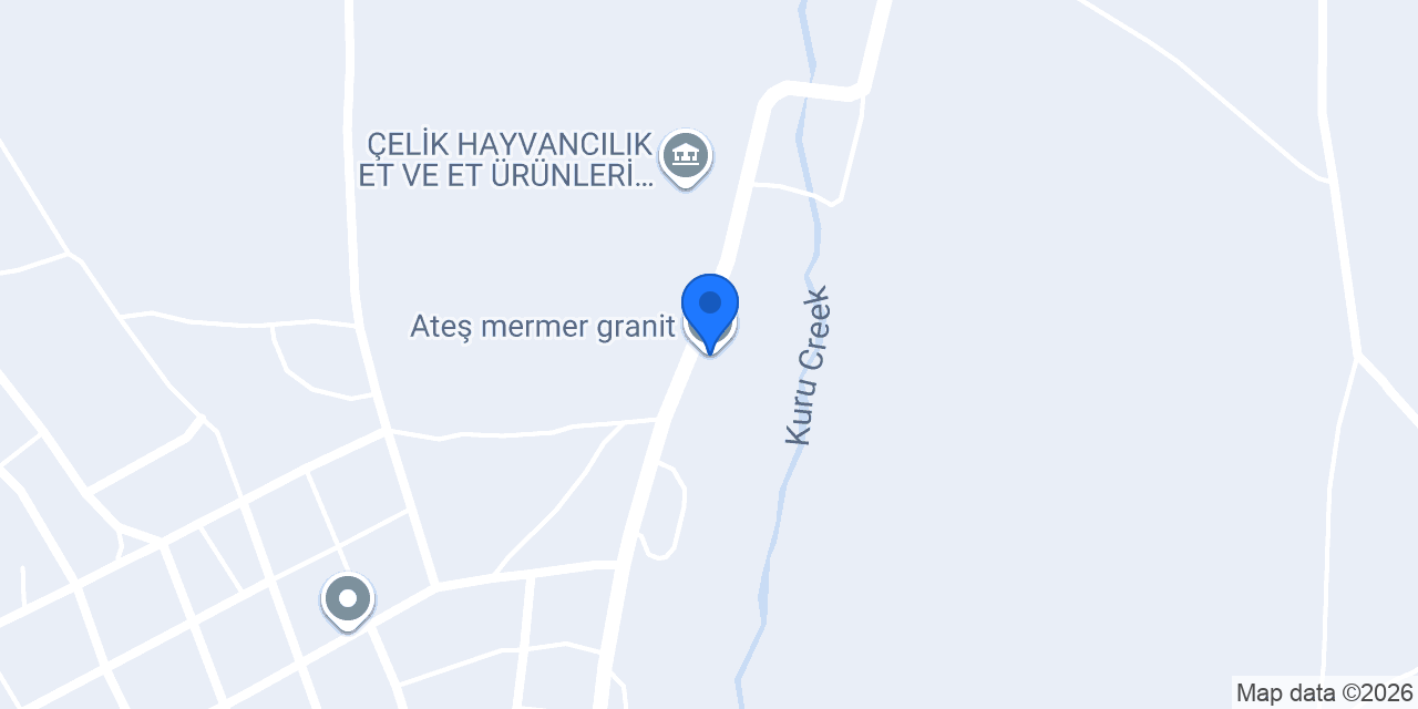 Ateş mermer granit konumu