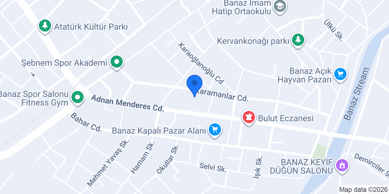 Kayahan Event Banaz konumu