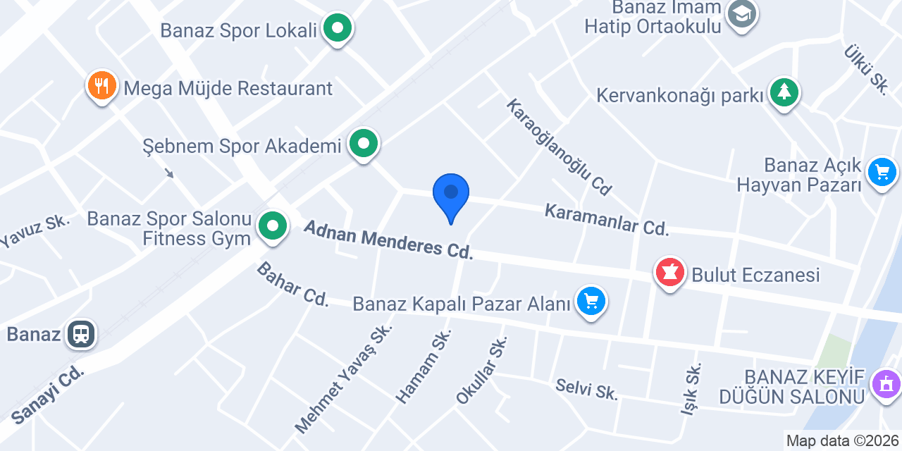 BANAZ CLASS KURUTEMİZLEME konumu