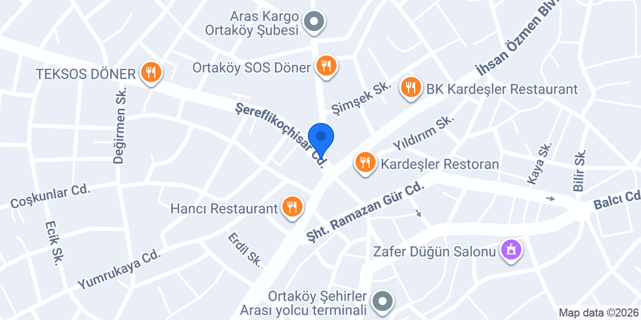 Oğuz Market konumu