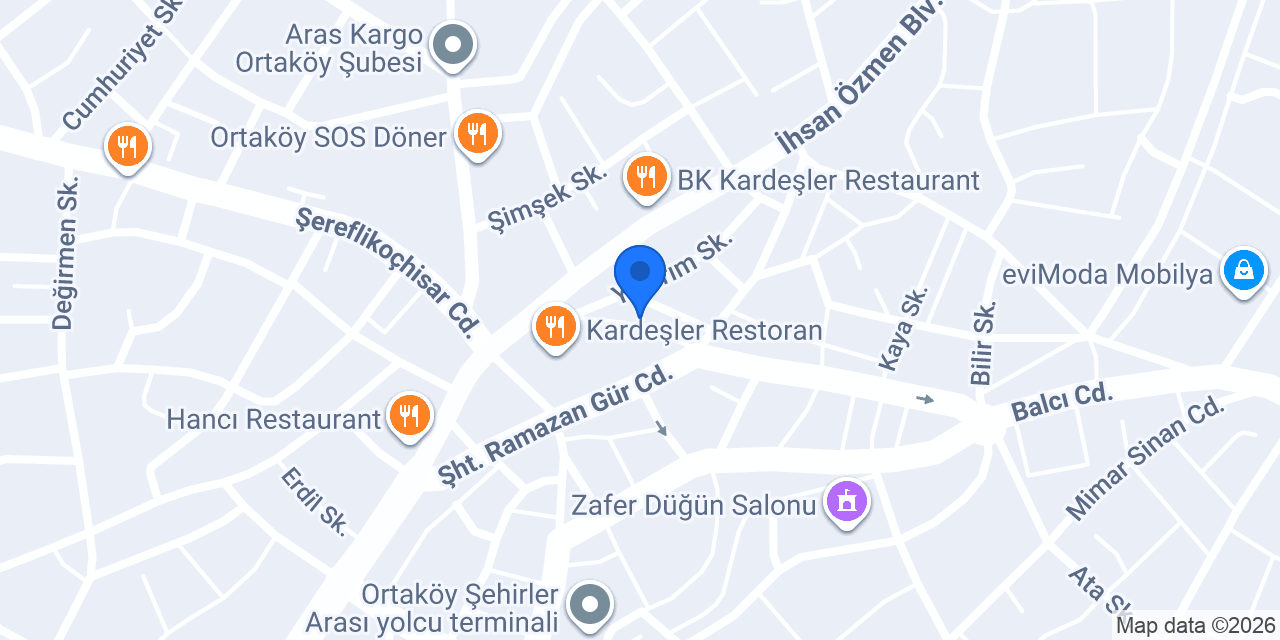 Nura Doğru Turizm - Hac ve Umre Organizasyonu - ORTAKÖY AKSARAY konumu