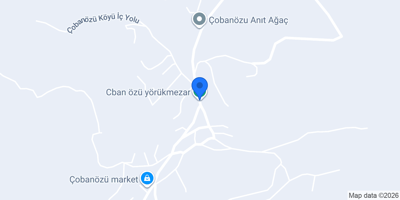 Çobanözü İlköğretim Okulu konumu