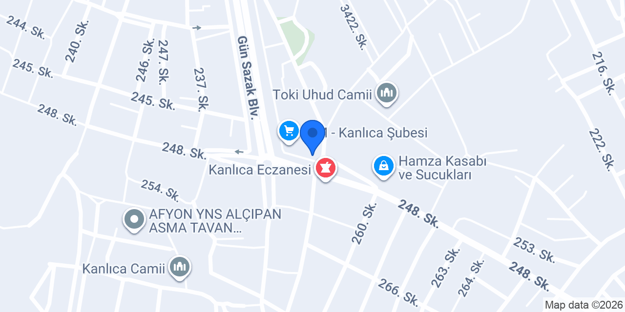 Aksu Eczanesi konumu